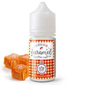 Concentré Caramel Beurre Salé Le Coq Qui Vape (Caramel réalisé avec un beurre salé)