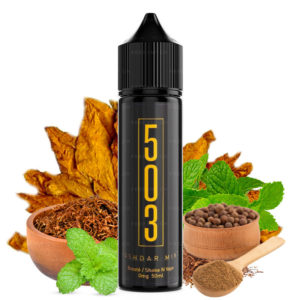 E-liquide 503 - Kashdar Mint 50ml (Tabac blond américain, Menthol)