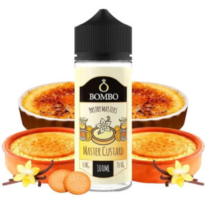 E-liquide Bombo Pastry Masters - Master Custard 100ml (Crème anglaise, Biscuit au beurre)