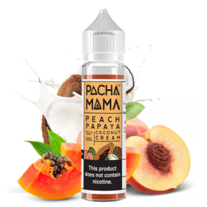 E-liquide Charlie's Chalk Dust - Pachamama Peach Papaya Coconut Cream 50ml (Pêche, Papaye, Lait de coco)